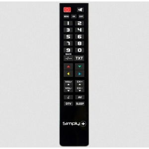Daljinski upravljač, za TV prijemnike, PC programiranje simply+