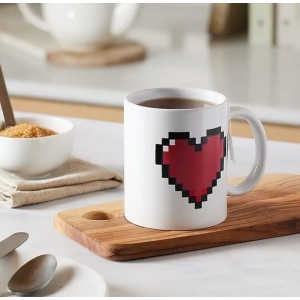 Šolja piksel srce (termo), 0644