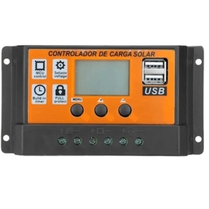 Sol-control 30AOGMB MPPT automatski solarni kontroler punjenja baterije 100A/50A/30A/20A/10A LCD dual