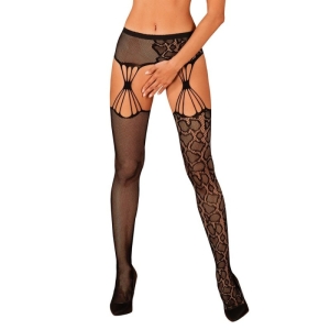 Garter stockings S821 S/M/L, OBSES01917