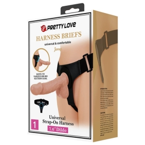 Pretty Love Jerry Harness Briefs, D01541 / 0239