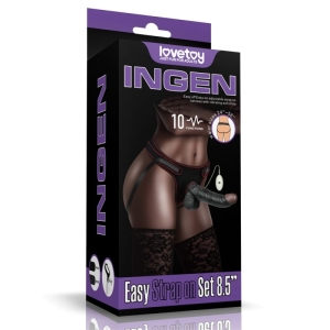 Vibrating Easy Strapon Set 8.5