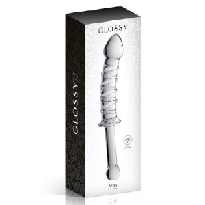 Glossy Dildo 16 Clear, 532072020