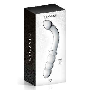 Glossy Dildo 8 Clear, 532065020