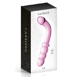 Glossy Dildo 8 Pink, 532065050