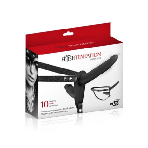 Double Strap Vibro Black, 5310020010