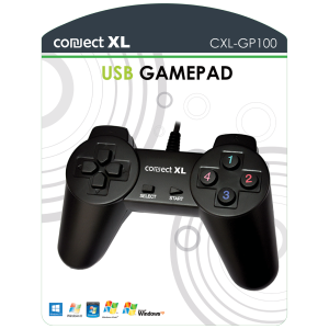Gamepad za PC, 14 tipki/tastera (8-way), konekcija USB, CXL-GP100