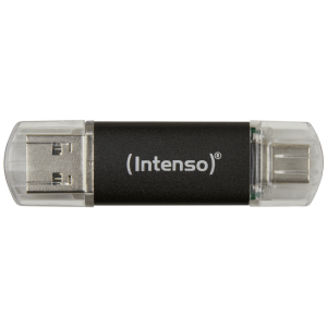 USB Flash drive 128GB, USB 3.2, USB-C, USB-A, Twist Line