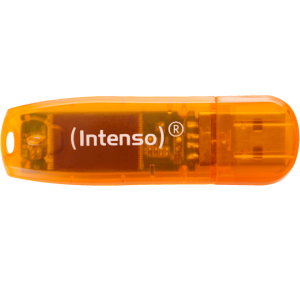 USB Flash drive 64GB Hi-Speed USB 2.0, Rainbow Line, ORANGE