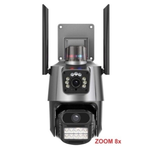 CAM-IP6MP-EP11-8X zoom GMB kamera 6 mpix microSD iCSee xmeye pro app two-way voice PTZ ip66, 2x3.6mm