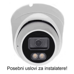CAM-AHD2MP-DHM20W GMB dome kamera 2mpix warm light full color 20M IR LED, AHD/TVI/CVI/CVBS 2,8mm MIC