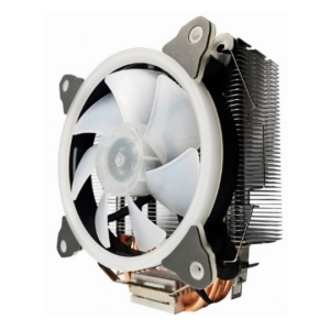 CPU-HURACAN-ARGB-X130 Gembird LED UNI kuler 150W 120mm.Fan +/-1600rpm 26dBa LGA 775/115x/1200/AMD