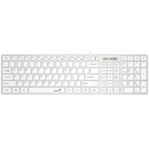 GENIUS SlimStar 126 USB US bela tastatura