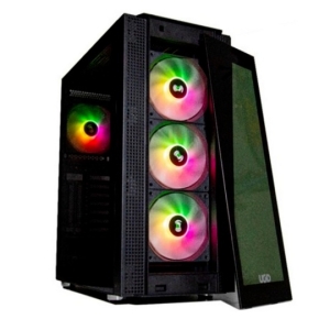 UGD kućište nexus 3517 * ATX, providna stranica, ugrađeno 4xRGB kulera, crno
