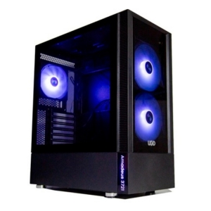 UGD kućište amadeus 3721 * ATX, providna stranica, ugrađeno 3xRGB kulera, crno
