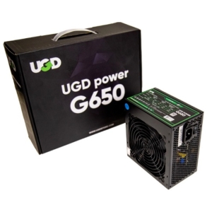 UGD napajanje G650 650W power 12cm FAN, 20+4pin, 4+4pin, 4xSATA, 2xIDE, 2x6+2pin 80 plus, black