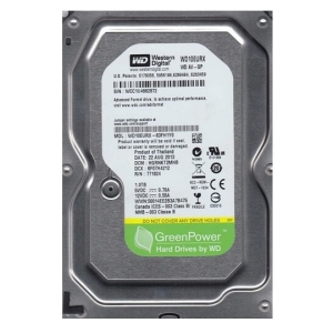 WD HDD 3.5 * 1TB WD10EURX AV-GP green IntelliPower 64MB SATA3 (2599)