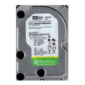 WD HDD 3.5 * 2TB WD20EURX AV-GP green 7200RPM 64MB SATA3 (3599)
