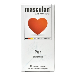 Masculan pur superfini kristalno tanki kondomi (10 komada), 42580