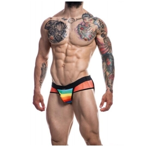 Cut4Men mixed jockstrap rainbow muške gaće, C4M0000036