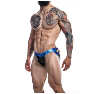 Cut4Men desire jockstrap crno-plave muške gaće, C4M0000019