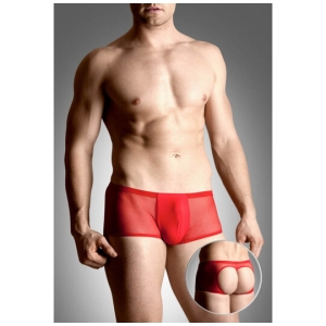 Softline muške crvene bokserice sa otvorom pozadi, SLC0449337