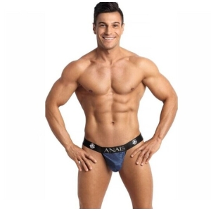 Anais naval jock strap muške gaće sa tamnoplavim vertikalnim prugama, 115565