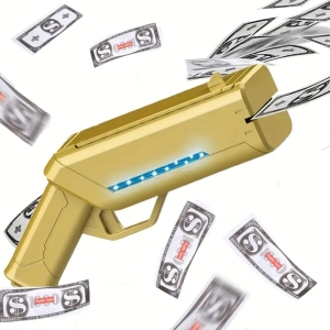 Pištolj za novac Premium money Gun gold, 2996-0