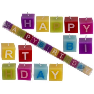 Svećice Happy birthday slova, 2871-0