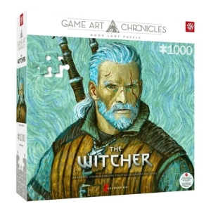 The witcher Geralt of Rivia & Vincent van Gogh puzzles slagalica, 1084