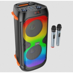Hoco bežični zvučnik sa 2 mikrofona, bluetooth, FM, USB, AUX, BS53 Manhattan