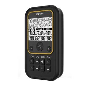 TENS/EMS aparat sa 4 kanala Roovjoy R-C101C – 50 programa, digitalni elektrostimulator