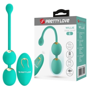 Vibro Kegel kuglice na daljinski, Wilie Green, 336214