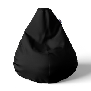 Crni lazy bag, jednobojni šoteks, 010-200