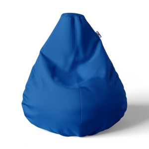Plavi lazy bag, jednobojni šoteks, 010-207