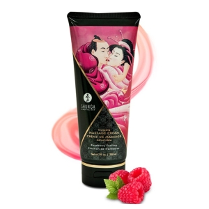 Shunga krema za masažu sa ukusom maline (200ml), 274101