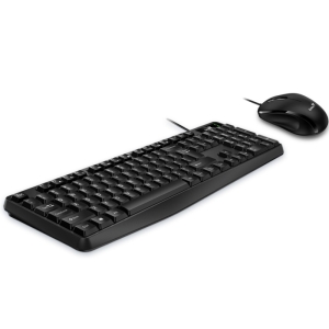 GENIUS KM-170 USB YU crna tastatura+ USB crni miš, TAS01261