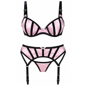 Cottelli Collection roze ženski donji veš sa halterima, veličina S, 51322210932